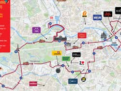 Mapa recorrido City Sightseeing Berlín